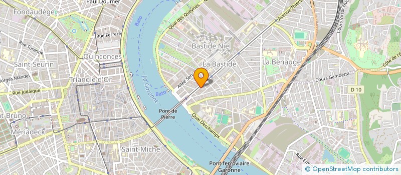 localisation de l'entreprise SARL BNJ  BORDEAUX