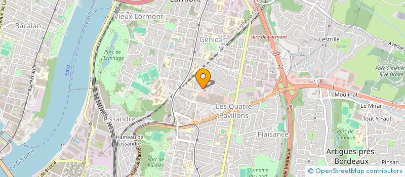 localisation de l'entreprise SARL BNJ à LORMONT
