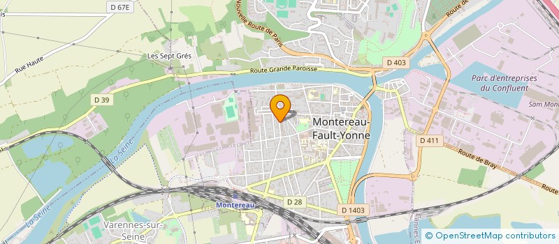 localisation de l'entreprise SARL BNY FORM 2 à MONTEREAU-FAULT-YONNE