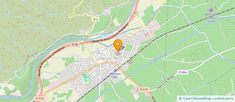 localisation de l'entreprise SARL BO MARCEL  ILLE-SUR-TET