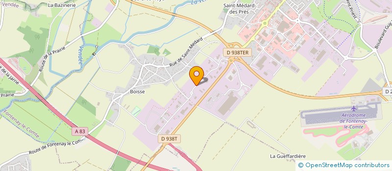 localisation de l'entreprise SARL BOBINEAU TP à FONTENAY-LE-COMTE