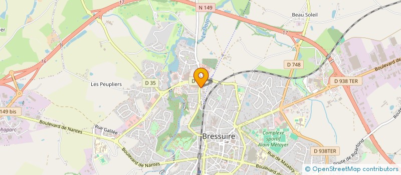 localisation de l'entreprise SARL BOCAGE ELEVAGE à BRESSUIRE