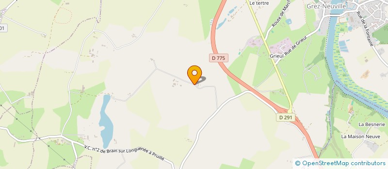 localisation de l'entreprise SARL BOCANOVA  GREZ-NEUVILLE