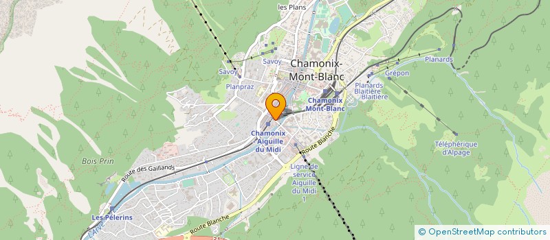 localisation de l'entreprise SARL BOCCALATTE à CHAMONIX-MONT-BLANC