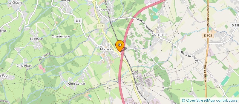 localisation de l'entreprise SARL BOCHARD GEORGES  CORNIER