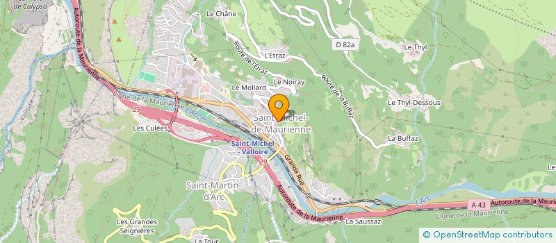 localisation de l'entreprise SARL BOCHU à SAINT MARTIN D'ARC