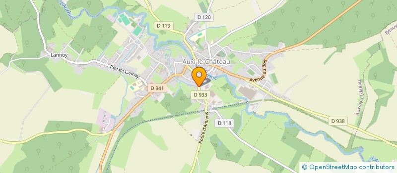 localisation de l'entreprise SARL BOCQUILLON DUBUS à AUXI-LE-CHATEAU