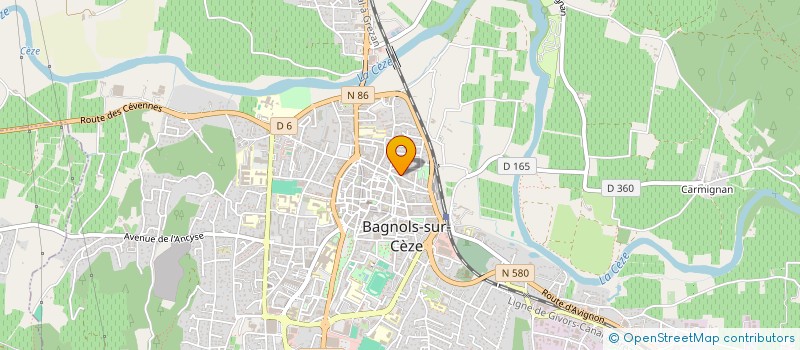 localisation de l'entreprise SARL BOCS INVEST à BAGNOLS-SUR-CEZE