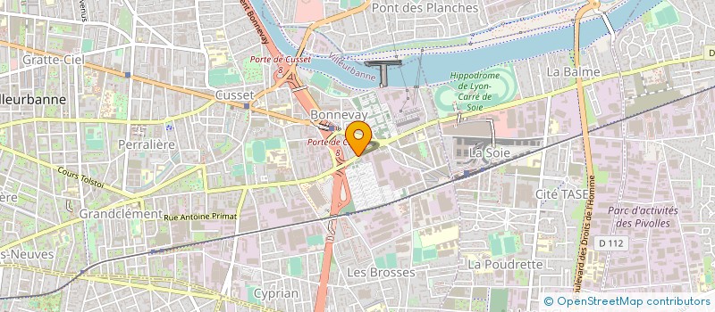 localisation de l'entreprise SARL BODRONE ET FILS à VILLEURBANNE