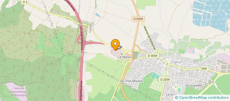 localisation de l'entreprise SARL BODY FEELING  SIGEAN