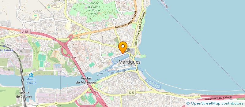 localisation de l'entreprise SARL BODY FITNESS à MARTIGUES