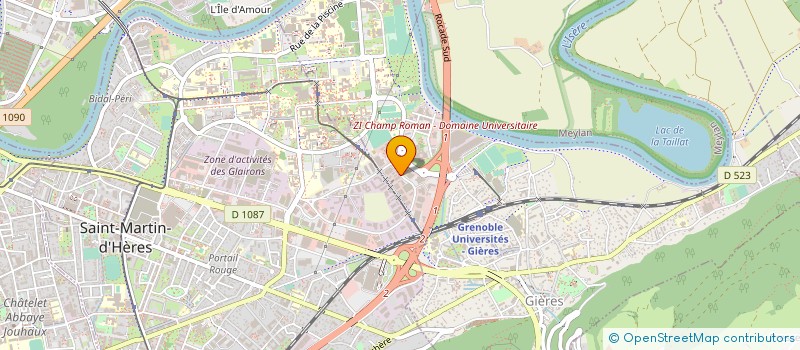 localisation de l'entreprise SARL BOEHLER - DELSAUX  GIERES