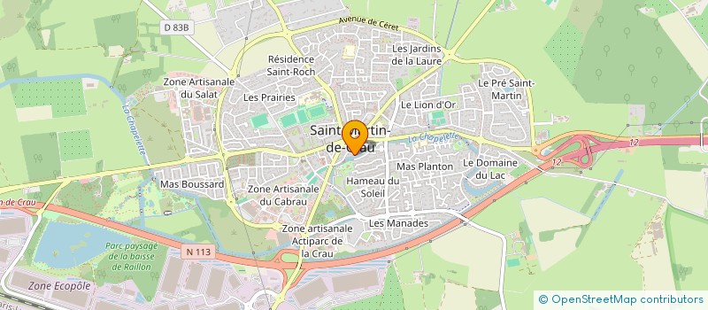 localisation de l'entreprise SARL BOG à SAINT-MARTIN-DE-CRAU