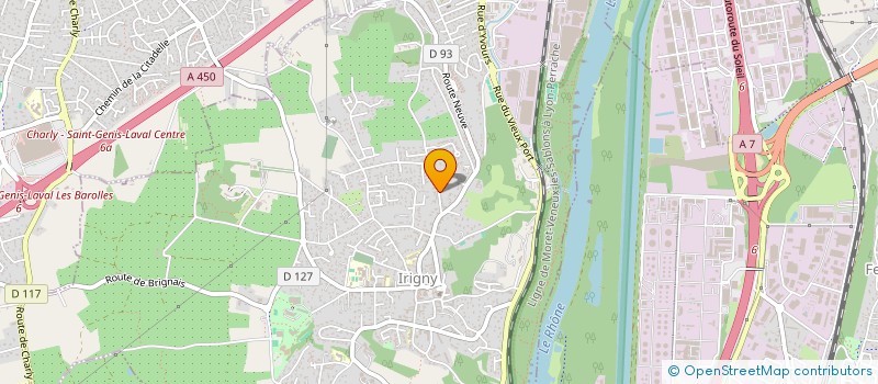 localisation de l'entreprise SARL BOGET  IRIGNY