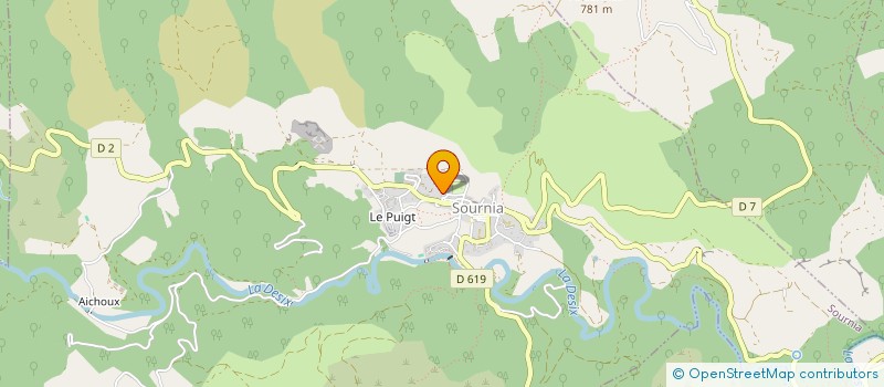 localisation de l'entreprise SARL BOIDELAC  SOURNIA