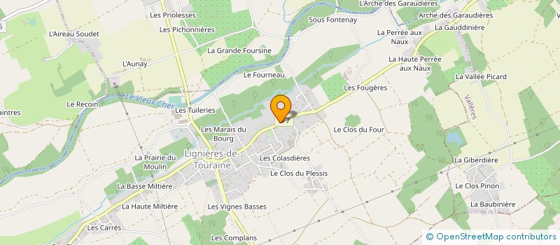 localisation de l'entreprise SARL BOILET à LIGNIERES-DE-TOURAINE