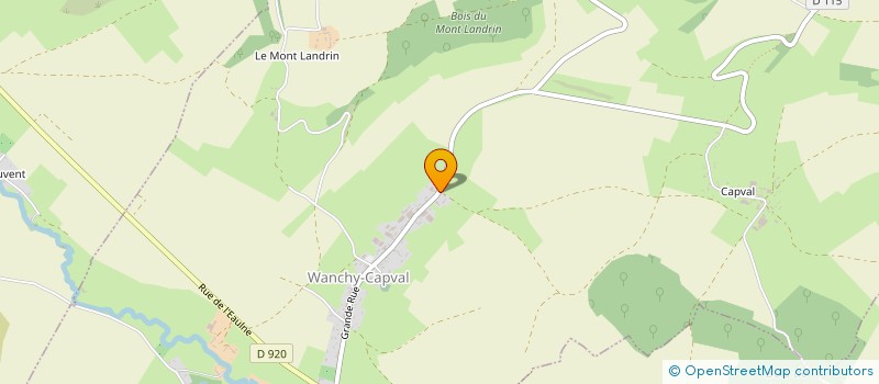 localisation de l'entreprise SARL BOINET OLIVIER  WANCHY-CAPVAL