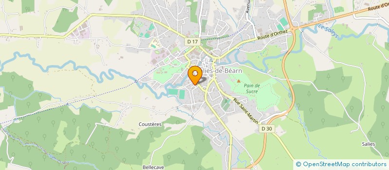 localisation de l'entreprise SARL BOIRET à SALIES-DE-BEARN