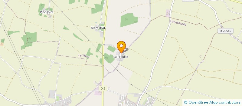 localisation de l'entreprise SARL BOIS ET MARAIS  CIRE D'AUNIS