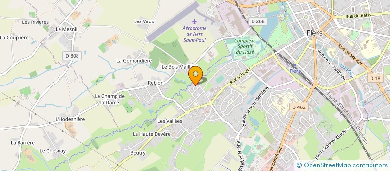 localisation de l'entreprise SARL BOIS ET MATERIAUX à FLERS
