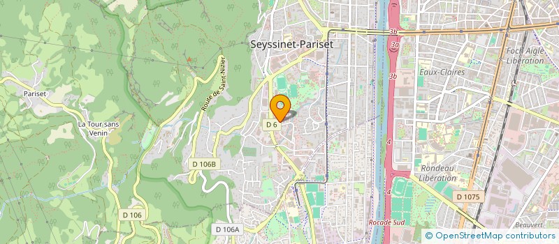 localisation de l'entreprise SARL BOIS-FAVRE AUDIT CONSEIL à SEYSSINET-PARISET