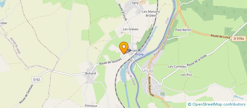 localisation de l'entreprise SARL BOISCHAUT TRAVAUX PUBLICS à SAINT-AMAND-MONTROND