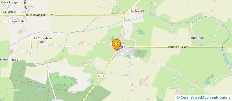 localisation de l'entreprise SARL BOISHUS  LA ROE