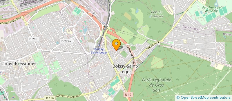 localisation de l'entreprise SARL BOISS'IMMOBILIER à BOISSY-SAINT-LEGER