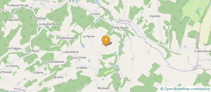 localisation de l'entreprise SARL BOISSERIE à BOISSEUILH
