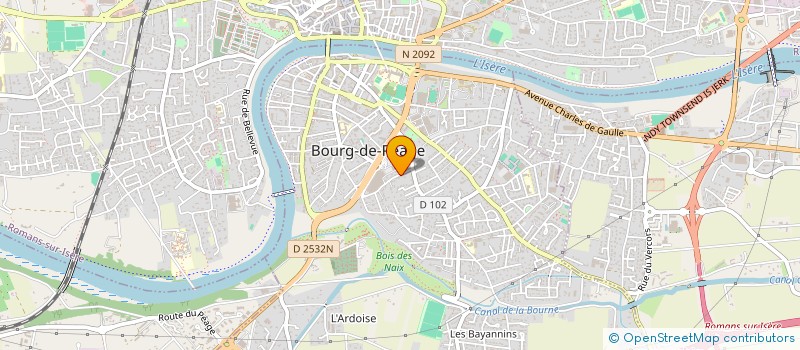 localisation de l'entreprise SARL BOISSIN VINCENT à BOURG-DE-PEAGE