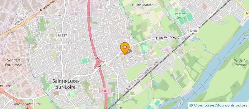 localisation de l'entreprise SARL BOISSINOT à SAINTE-LUCE-SUR-LOIRE