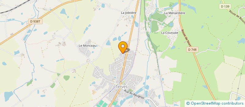 localisation de l'entreprise SARL BOISSINOT  BRESSUIRE