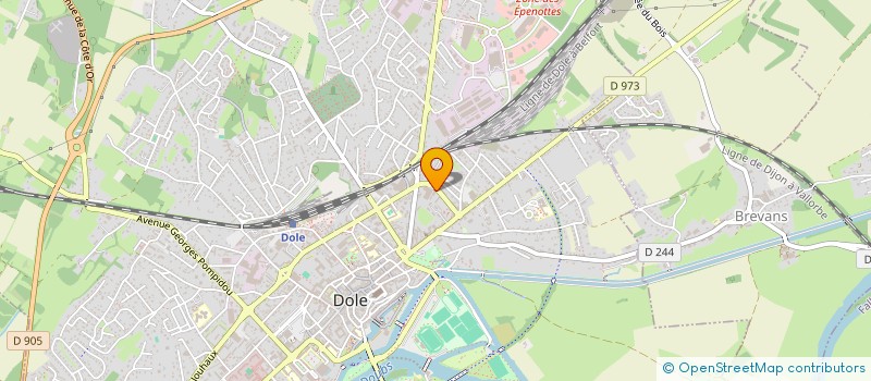 localisation de l'entreprise SARL BOIVIN à DOLE