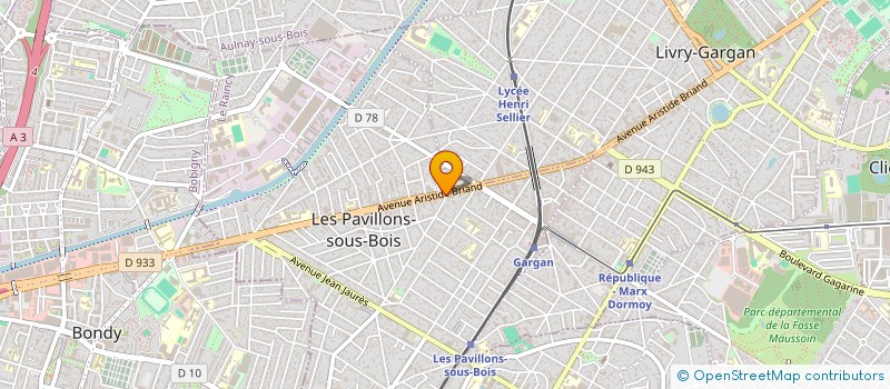 localisation de l'entreprise SARL BOLAT  LES PAVILLONS-SOUS-BOIS