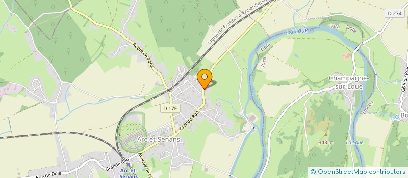 localisation de l'entreprise SARL BOLE ET FILS  ARC-ET-SENANS