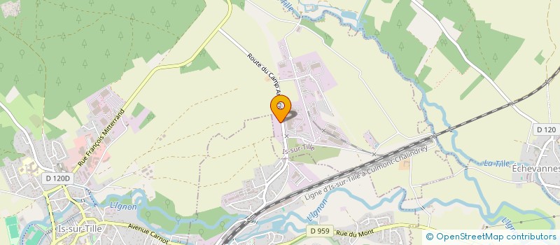 localisation de l'entreprise SARL BOLLET à IS-SUR-TILLE