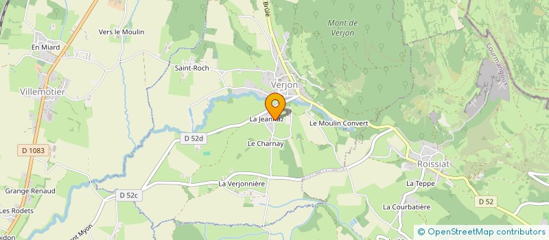 localisation de l'entreprise SARL BOLOMIER BURDEYRON à VERJON