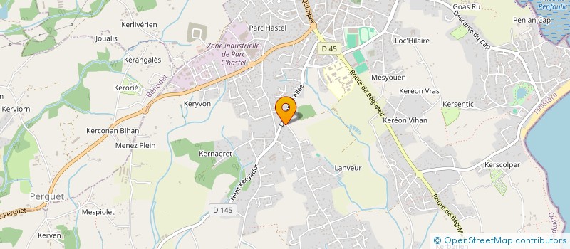 localisation de l'entreprise SARL BOLSQUASH  FOUESNANT