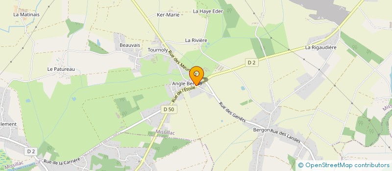 localisation de l'entreprise SARL BOLTEAU  MISSILLAC