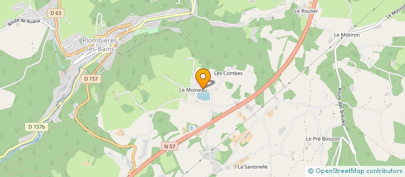 localisation de l'entreprise SARL BOMONT BERNIER à LE VAL-D'AJOL