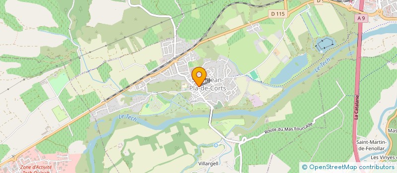 localisation de l'entreprise SARL BONA VIDA  SAINT-JEAN-PLA-DE-CORTS