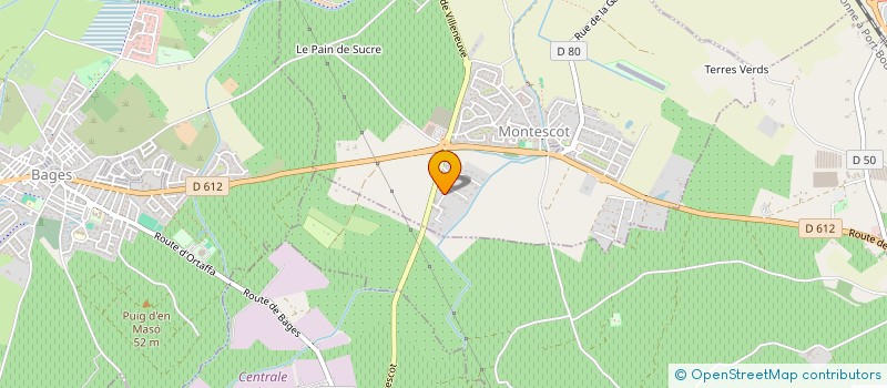 localisation de l'entreprise SARL BONAFOS DUVERGER  MONTESCOT