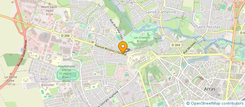 localisation de l'entreprise SARL BONAREX à ARRAS