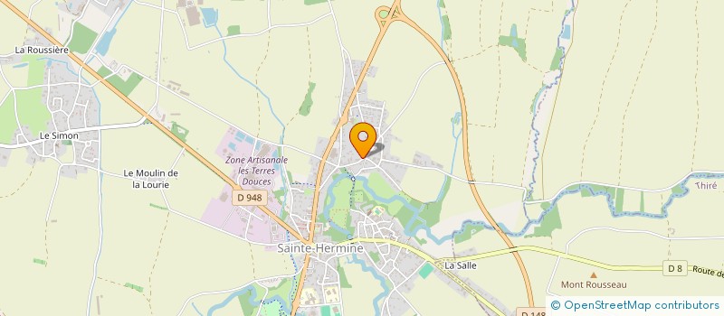localisation de l'entreprise SARL BONAVENT à SAINTE-HERMINE