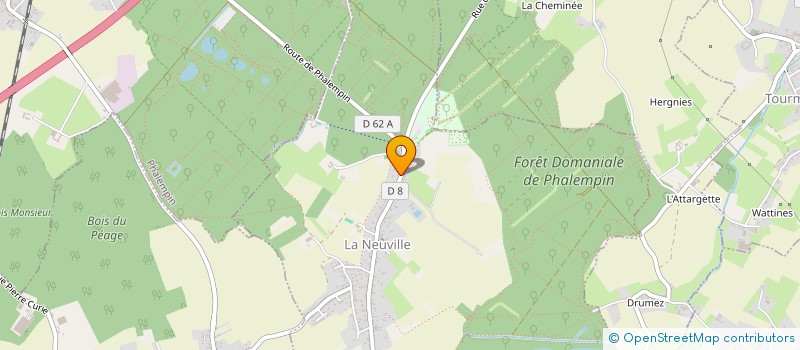 localisation de l'entreprise SARL BONDU à LA NEUVILLE
