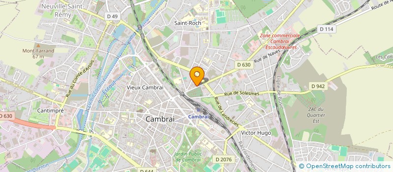 localisation de l'entreprise SARL BONDUELLE MOTO SPORT à CAMBRAI