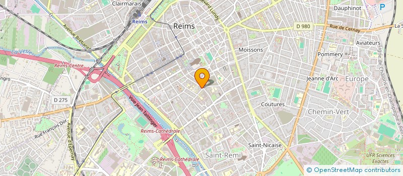 localisation de l'entreprise SARL BONEL à REIMS