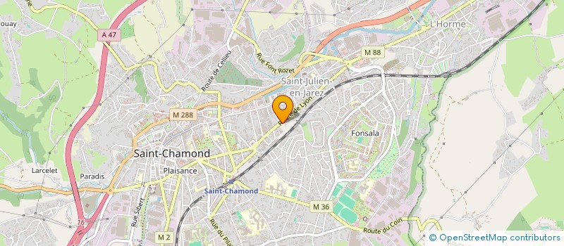 localisation de l'entreprise SARL BONFILS à SAINT-CHAMOND