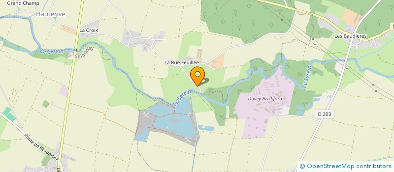localisation de l'entreprise SARL BONHER à HAUTERIVE