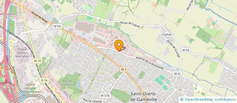 localisation de l'entreprise SARL BONI à SAINT-ORENS-DE-GAMEVILLE